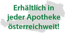 Erhältlich in jeder Apotheke österreichweit!